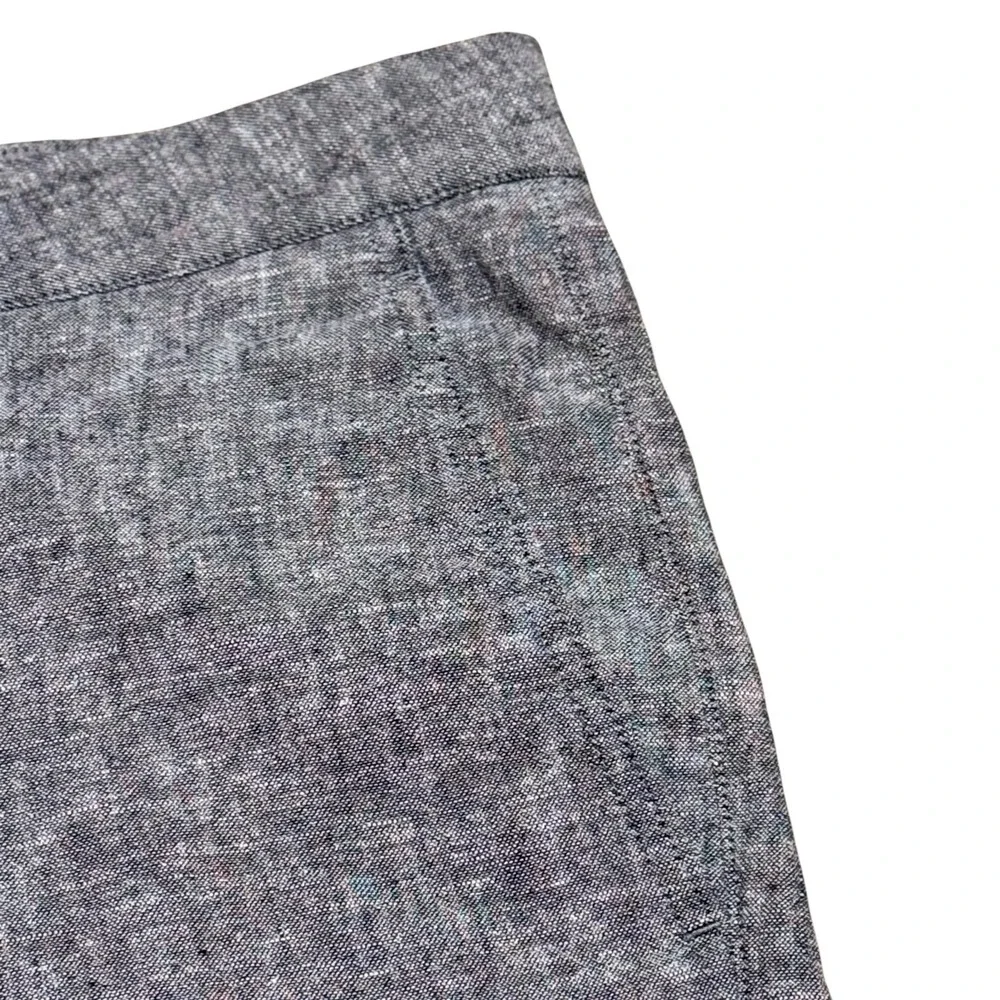 Bonobos Shorts Men's 34 CharcoalGray Linen Cotton Standard Fit Preppy Old Money
